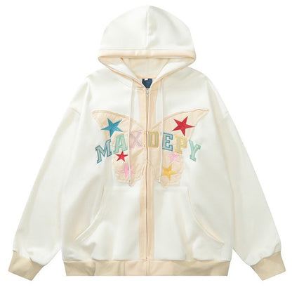 butterfly zip up hoodie boogzel clothing