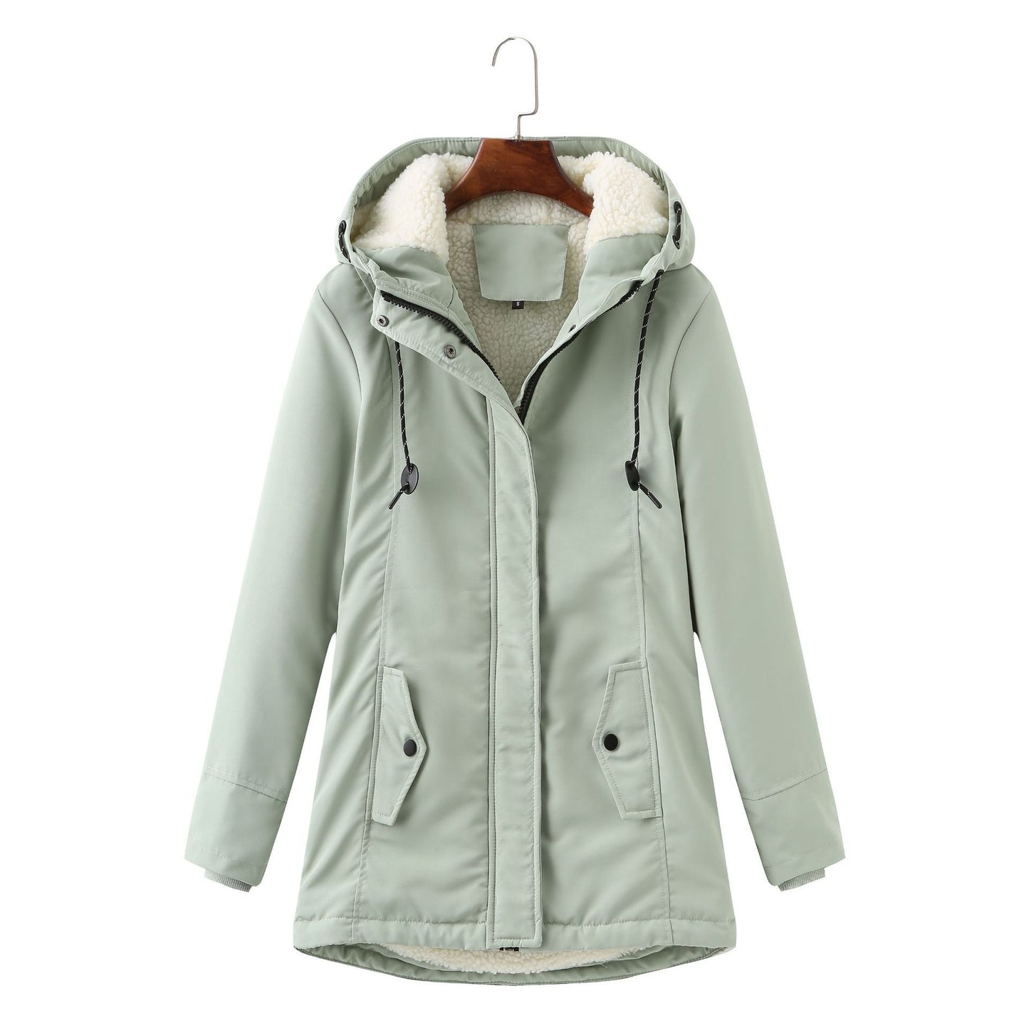 Women’s Warm Plush Hooded Jacket